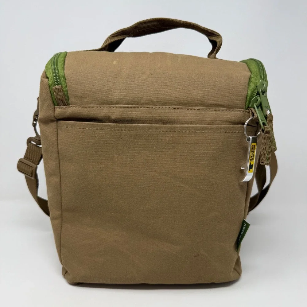 Mountainsmith The Sixer Soft Sided Cooler Bag 12L Brown Canvas w/ Bottle Opener